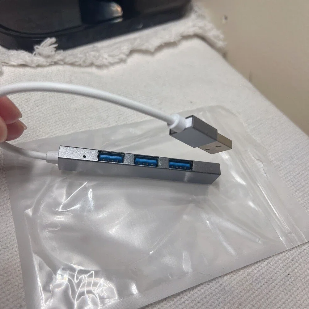 USB C HUB 3.0 Type C 4-Port Fast Speed Multi-Splitter for PC Laptop New